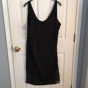 Kardashian Kollection Fishnet Panel Sheath Dress